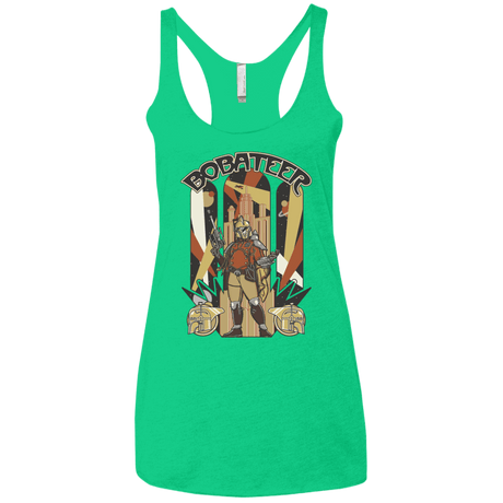 T-Shirts Envy / X-Small Bobateer Women's Triblend Racerback Tank