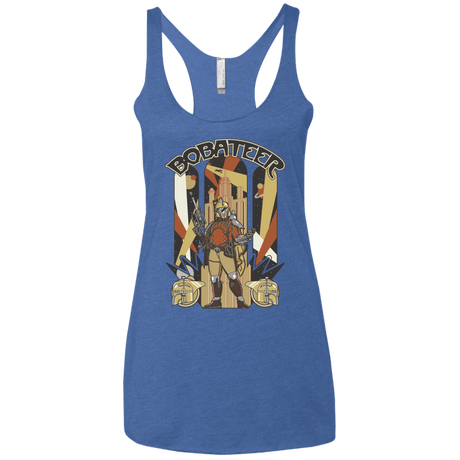 T-Shirts Vintage Royal / X-Small Bobateer Women's Triblend Racerback Tank