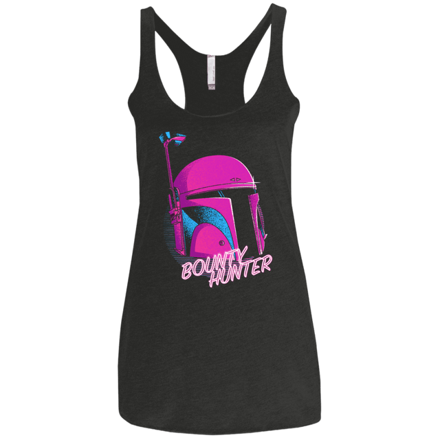 T-Shirts Vintage Black / X-Small Bobba Helmet 80's Women's Triblend Racerback Tank