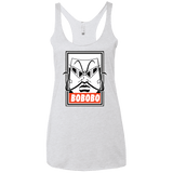 T-Shirts Heather White / X-Small Bobobey Women's Triblend Racerback Tank