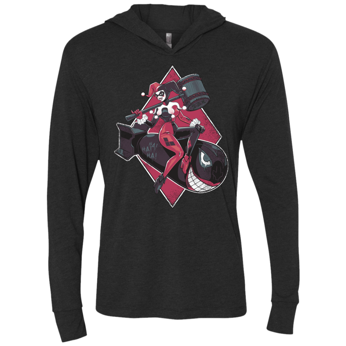 T-Shirts Vintage Black / X-Small Bombs Away Triblend Long Sleeve Hoodie Tee