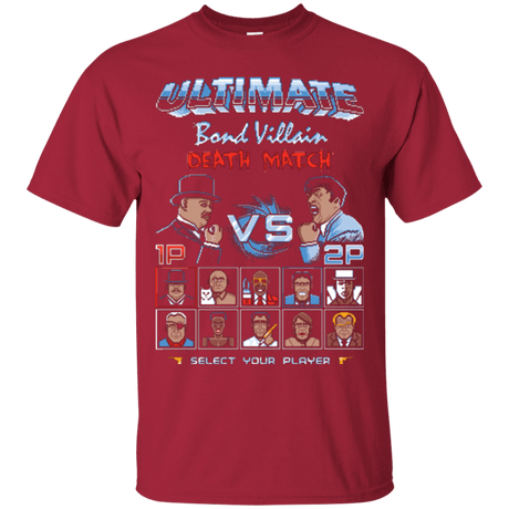 T-Shirts Cardinal / Small Bond Villain Death Match T-Shirt