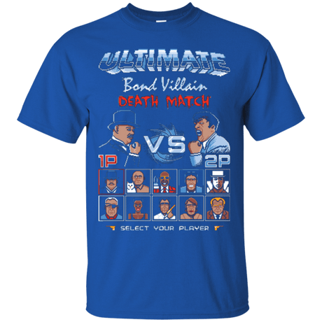 T-Shirts Royal / Small Bond Villain Death Match T-Shirt