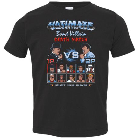 T-Shirts Black / 2T Bond Villain Death Match Toddler Premium T-Shirt