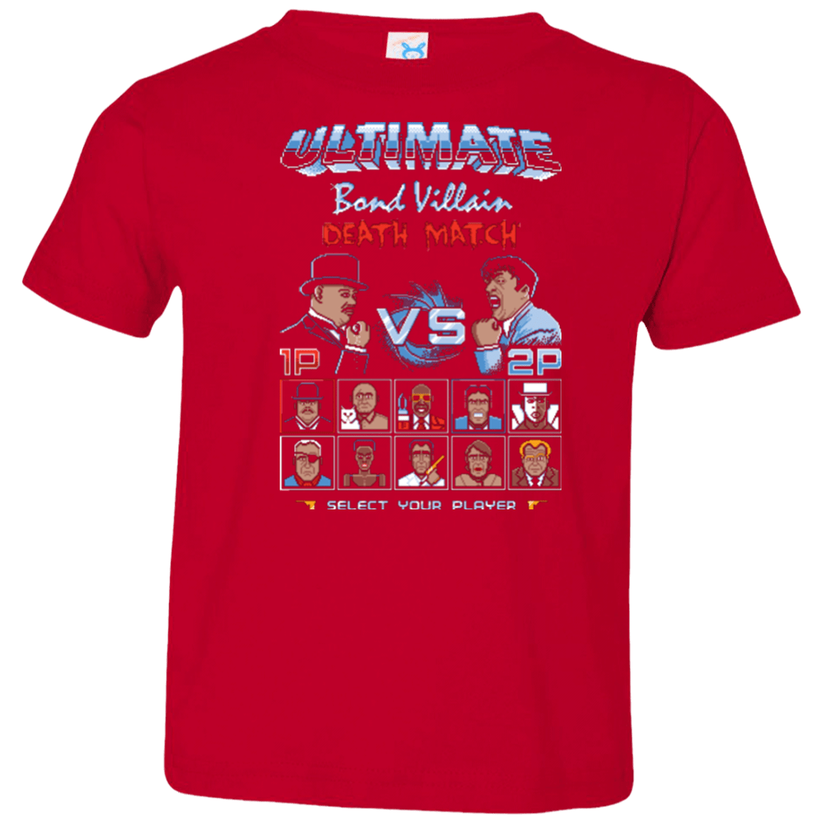 T-Shirts Red / 2T Bond Villain Death Match Toddler Premium T-Shirt