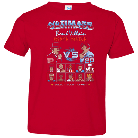 T-Shirts Red / 2T Bond Villain Death Match Toddler Premium T-Shirt
