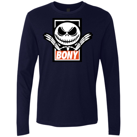 T-Shirts Midnight Navy / Small BONY Men's Premium Long Sleeve