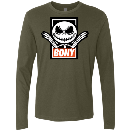 T-Shirts Military Green / Small BONY Men's Premium Long Sleeve