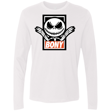 T-Shirts White / Small BONY Men's Premium Long Sleeve