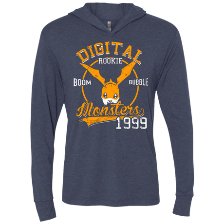 T-Shirts Vintage Navy / X-Small BOOM BUBBLE Triblend Long Sleeve Hoodie Tee