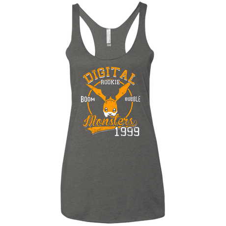 T-Shirts Premium Heather / X-Small BOOM BUBBLE Women's Triblend Racerback Tank