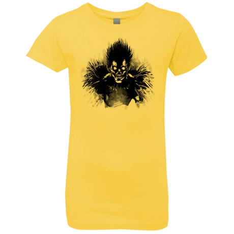T-Shirts Vibrant Yellow / YXS Bored Shinigami Girls Premium T-Shirt
