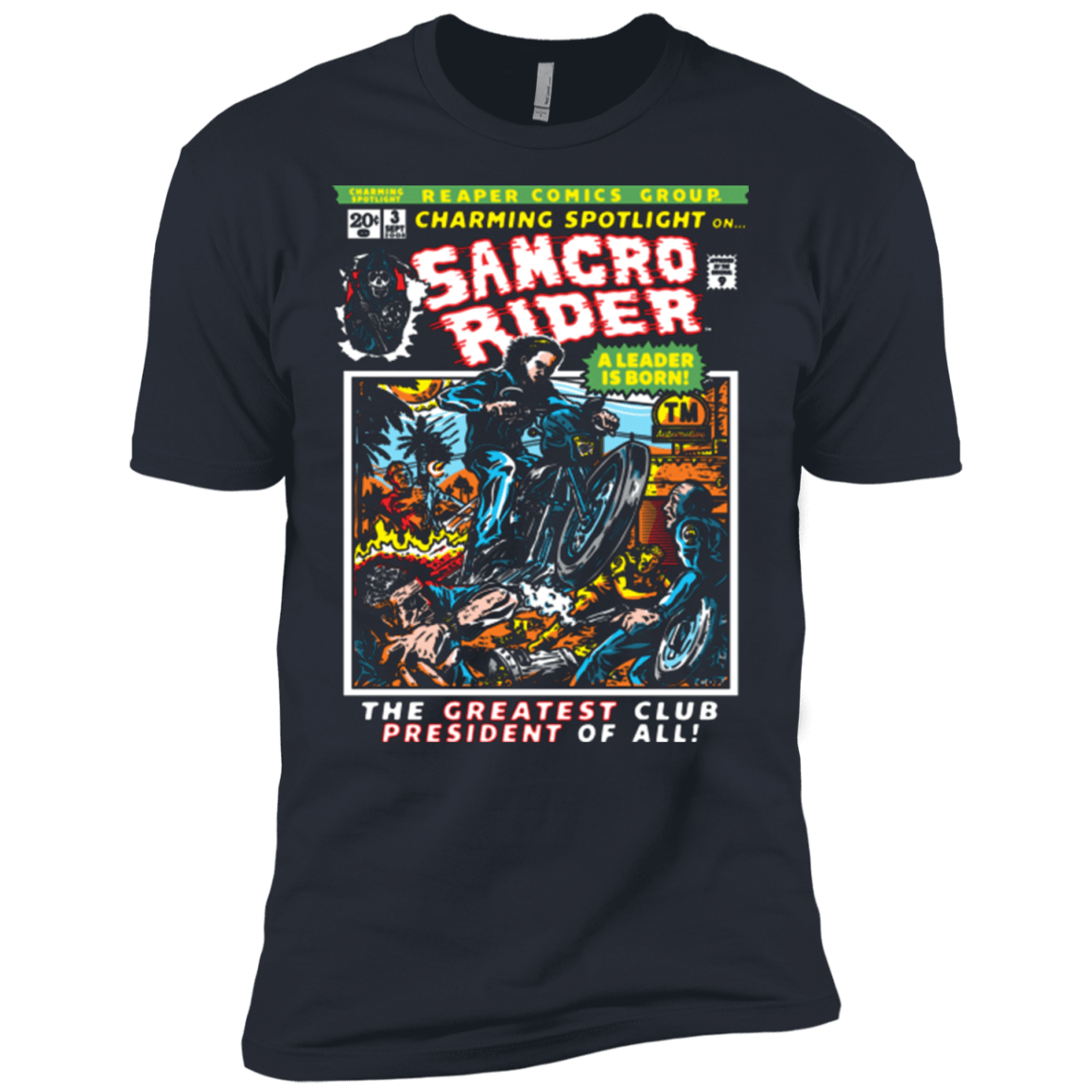 T-Shirts Indigo / X-Small Born Leader Men's Premium T-Shirt