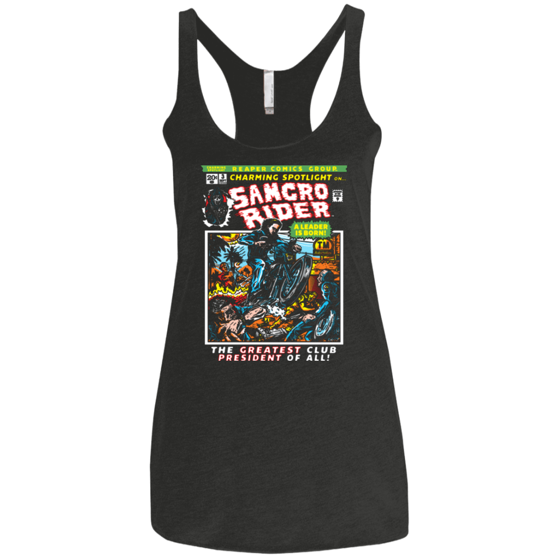 T-Shirts Vintage Black / X-Small Born Leader Women's Triblend Racerback Tank