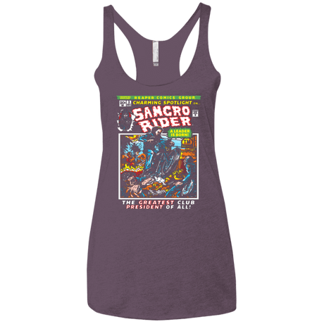 T-Shirts Vintage Purple / X-Small Born Leader Women's Triblend Racerback Tank