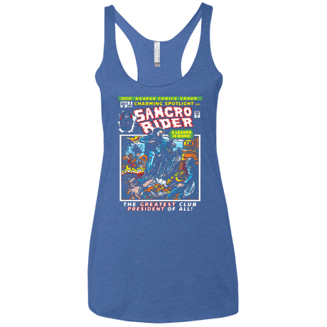 T-Shirts Vintage Royal / X-Small Born Leader Women's Triblend Racerback Tank