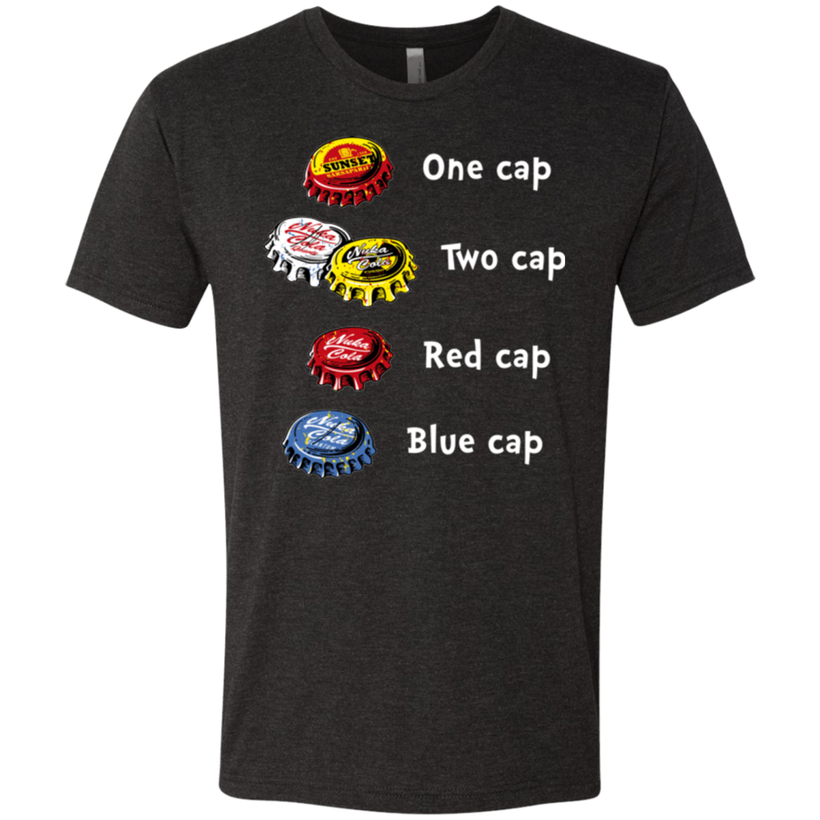 T-Shirts Vintage Black / Small Bottle Caps Fever Men's Triblend T-Shirt