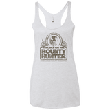 T-Shirts Heather White / X-Small bounty hunter 2 Women's Triblend Racerback Tank