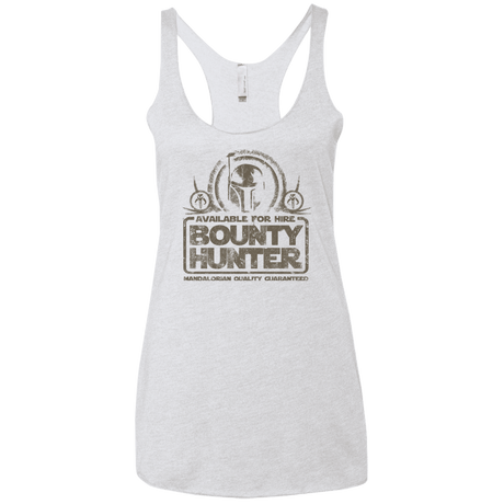 T-Shirts Heather White / X-Small bounty hunter 2 Women's Triblend Racerback Tank