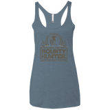 T-Shirts Indigo / X-Small bounty hunter 2 Women's Triblend Racerback Tank