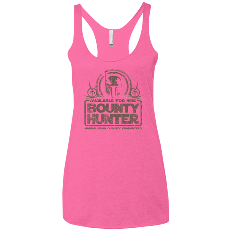 T-Shirts Vintage Pink / X-Small bounty hunter 2 Women's Triblend Racerback Tank