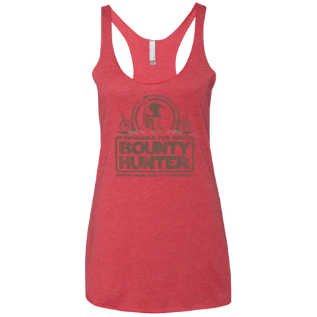 T-Shirts Vintage Red / X-Small bounty hunter 2 Women's Triblend Racerback Tank