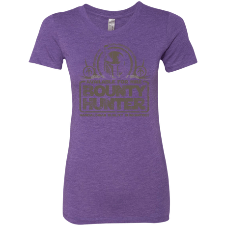 T-Shirts Purple Rush / Small bounty hunter 2 Women's Triblend T-Shirt