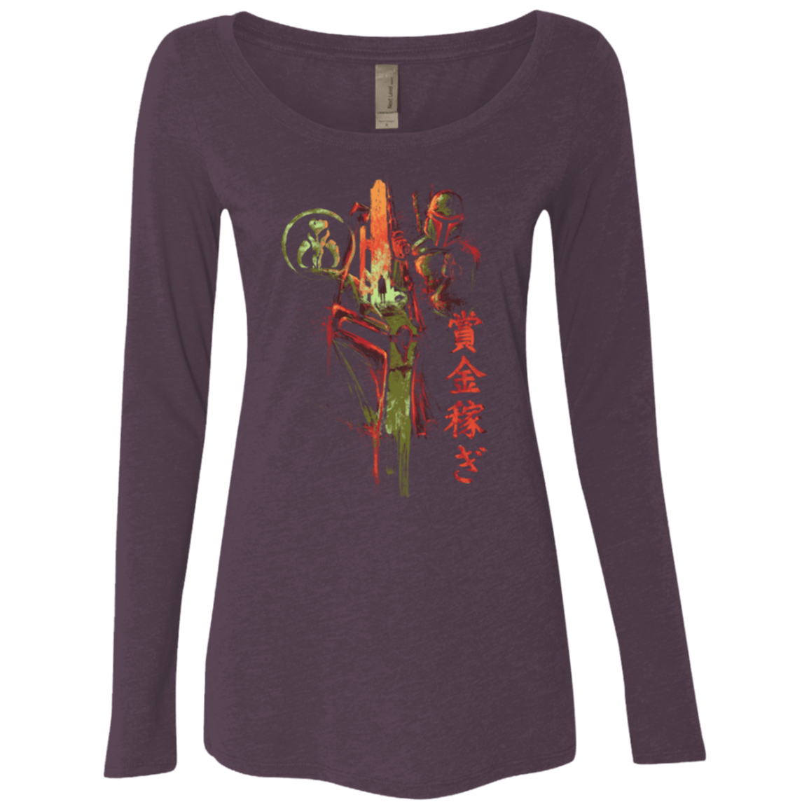 T-Shirts Vintage Purple / Small Bounty Hunter Women's Triblend Long Sleeve Shirt