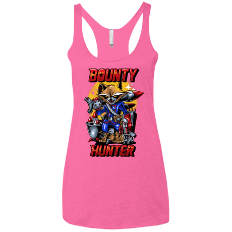 T-Shirts Vintage Pink / X-Small Bounty Hunter Women's Triblend Racerback Tank