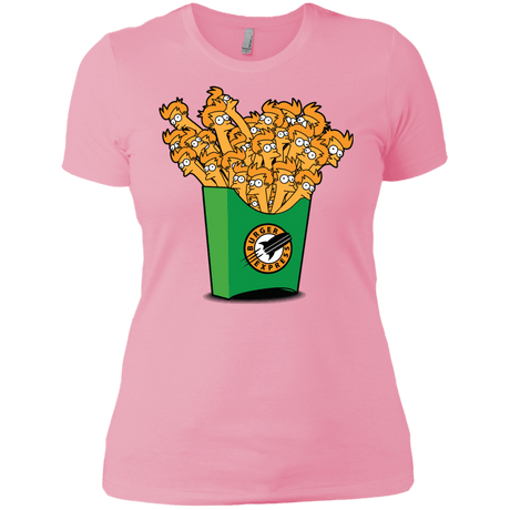 T-Shirts Light Pink / X-Small Box of Fries Women's Premium T-Shirt