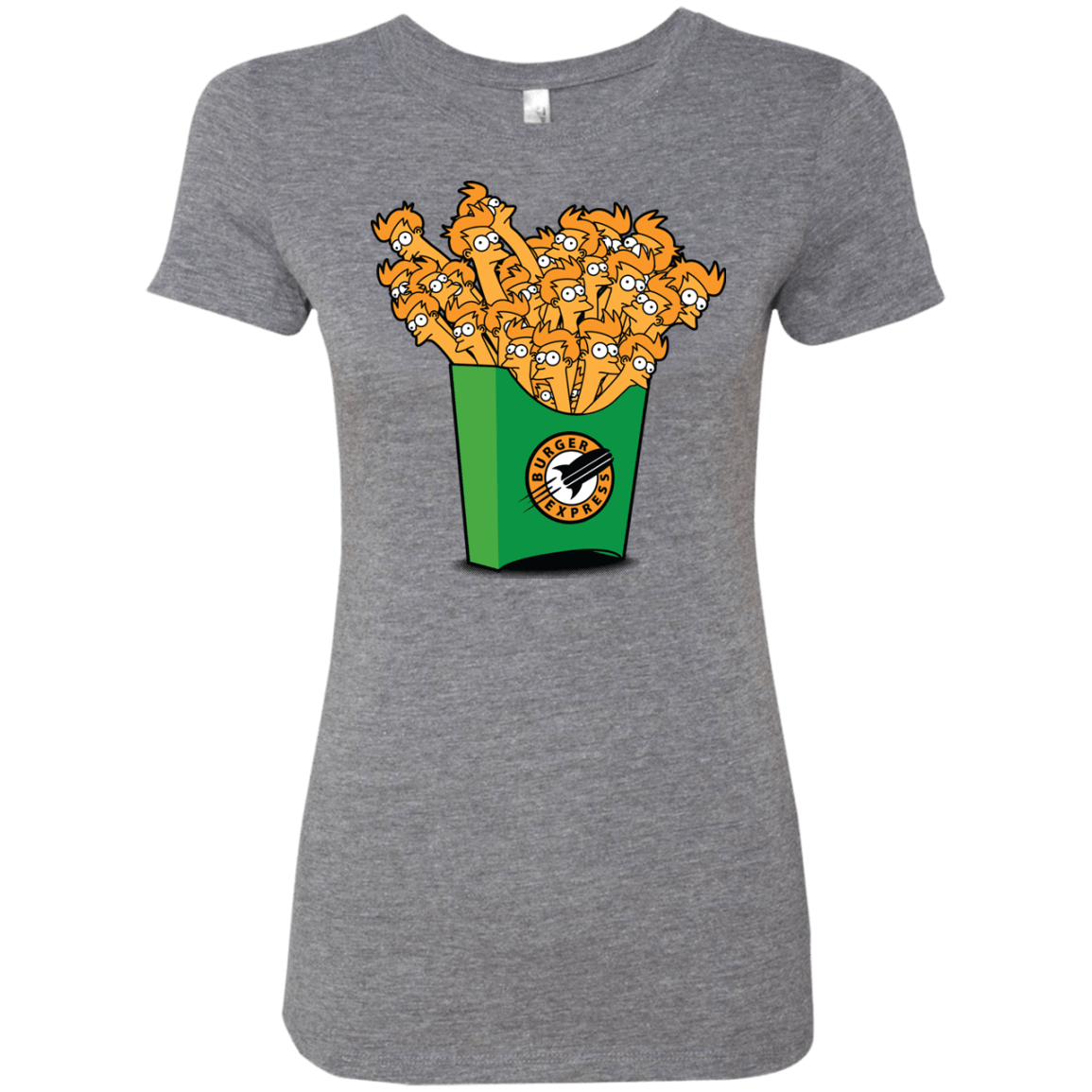 T-Shirts Premium Heather / Small Box of Fries Women's Triblend T-Shirt