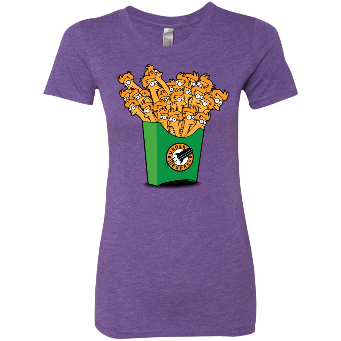 T-Shirts Purple Rush / Small Box of Fries Women's Triblend T-Shirt