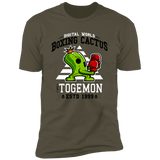 T-Shirts Military Green / S Boxing Digital Cactus Monster Men's Premium T-Shirt