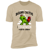T-Shirts Sand / S Boxing Digital Cactus Monster Men's Premium T-Shirt