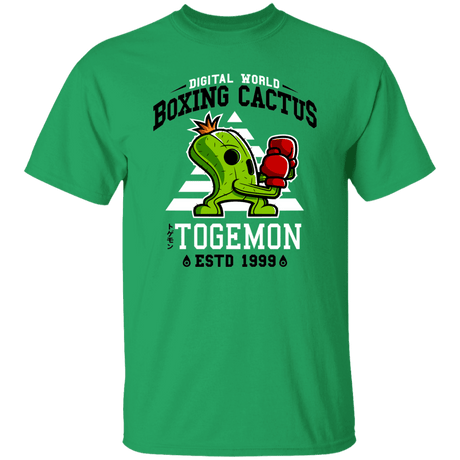 T-Shirts Irish Green / S Boxing Digital Cactus Monster T-Shirt