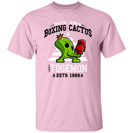 T-Shirts Light Pink / S Boxing Digital Cactus Monster T-Shirt