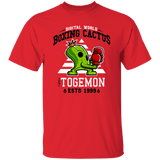 T-Shirts Red / S Boxing Digital Cactus Monster T-Shirt