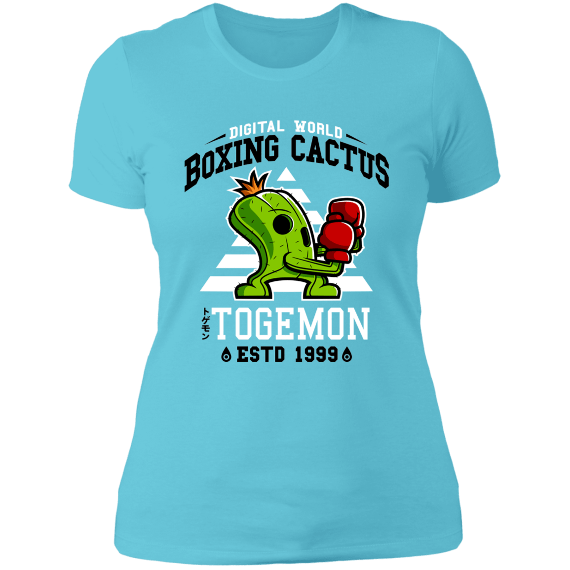 T-Shirts Cancun / S Boxing Digital Cactus Monster Women's Premium T-Shirt
