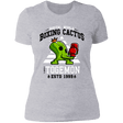 T-Shirts Heather Grey / S Boxing Digital Cactus Monster Women's Premium T-Shirt