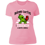 T-Shirts Light Pink / S Boxing Digital Cactus Monster Women's Premium T-Shirt