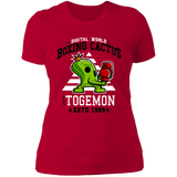 T-Shirts Red / S Boxing Digital Cactus Monster Women's Premium T-Shirt