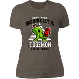 T-Shirts Warm Grey / S Boxing Digital Cactus Monster Women's Premium T-Shirt