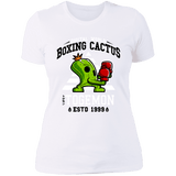 T-Shirts White / S Boxing Digital Cactus Monster Women's Premium T-Shirt