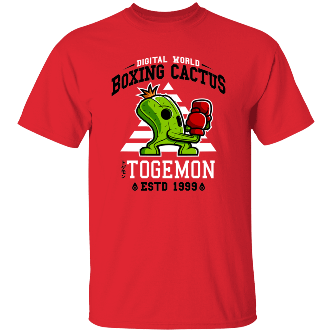 T-Shirts Red / YXS Boxing Digital Cactus Monster Youth T-Shirt