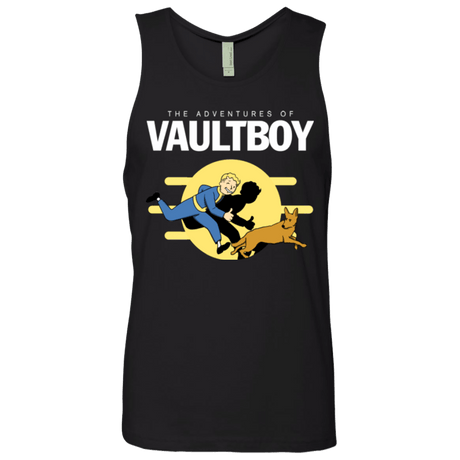 T-Shirts Black / Small Boy and his dog Men's Premium Tank Top