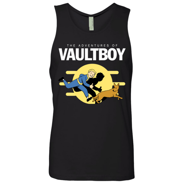 T-Shirts Black / Small Boy and his dog Men's Premium Tank Top