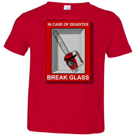 T-Shirts Red / 2T Break Glass Toddler Premium T-Shirt