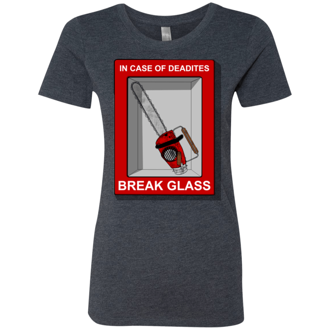 T-Shirts Vintage Navy / Small Break Glass Women's Triblend T-Shirt