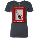 T-Shirts Vintage Navy / Small Break Glass Women's Triblend T-Shirt