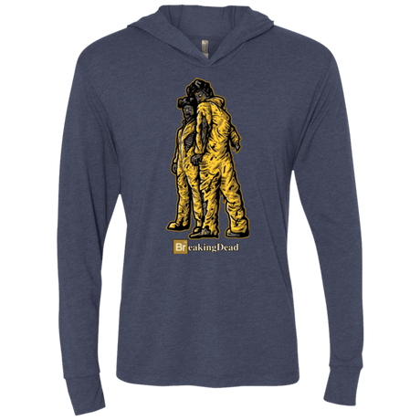 T-Shirts Vintage Navy / X-Small BREAKING DEAD Triblend Long Sleeve Hoodie Tee